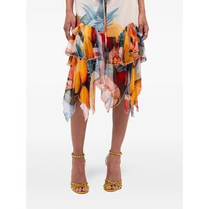 Donde Esteban Neutrals Skirts - Asymmetric & Draped Skirts Women